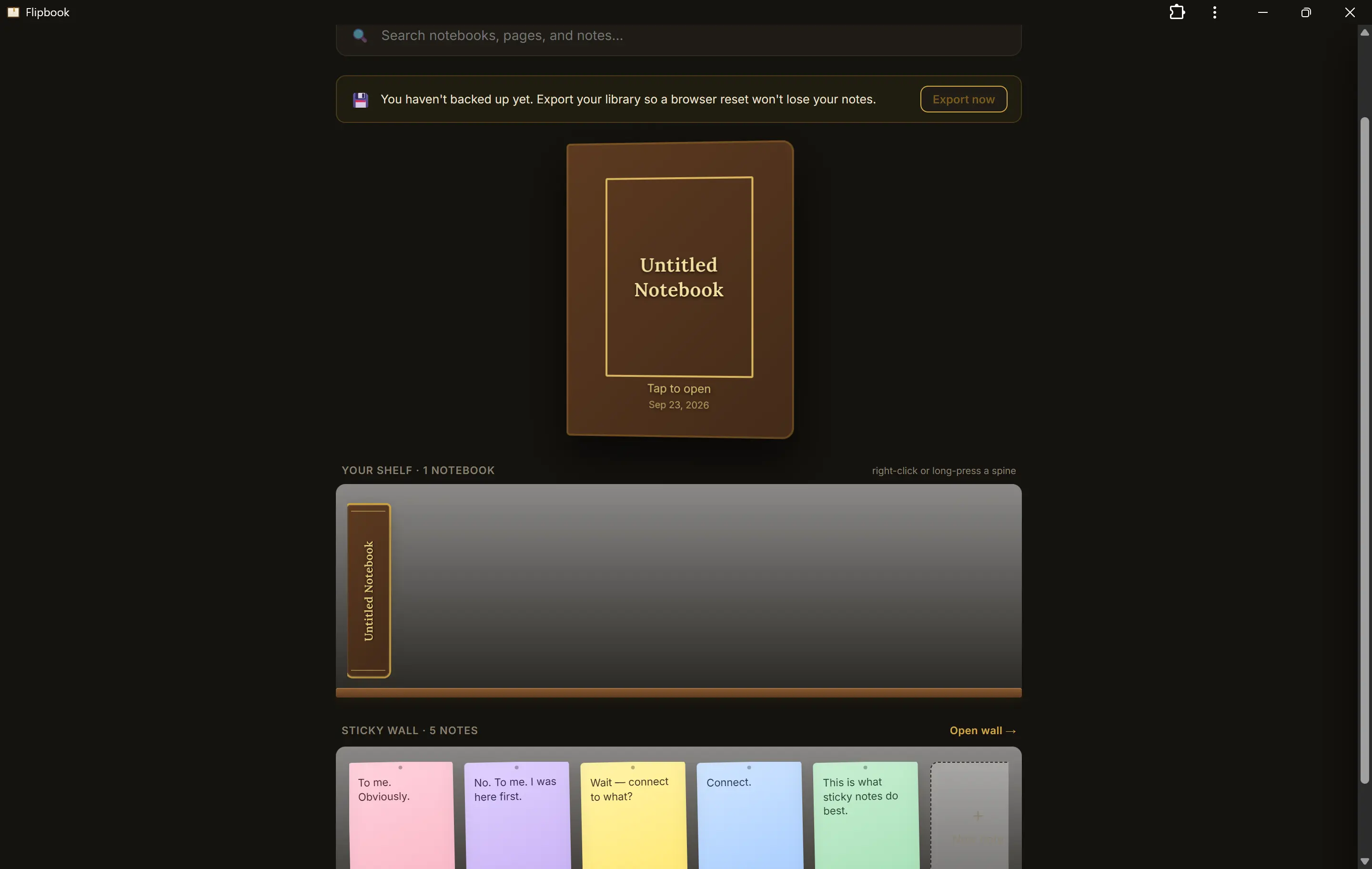 Flipbook in dark mode